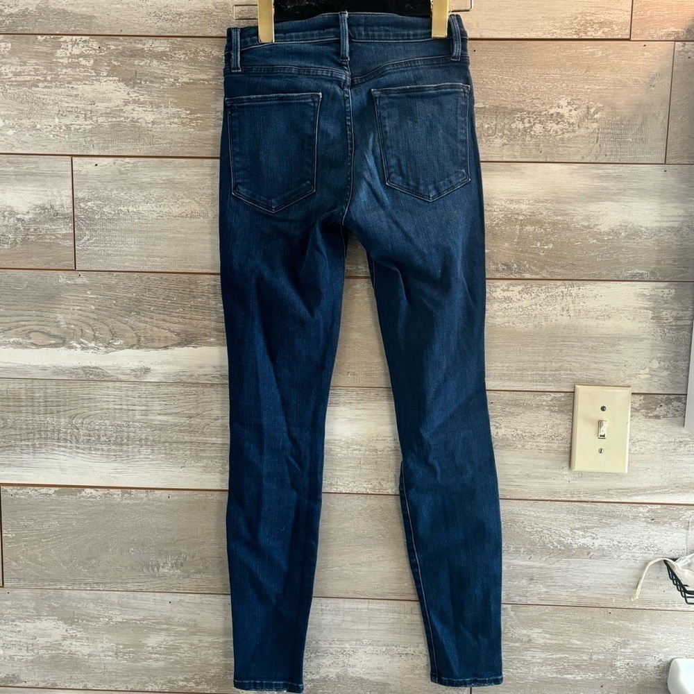 FRAME Le High Skinny Jeans in Silver Spring - Picture 7 of 13